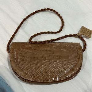 Vintage snakeskin clutch/bag